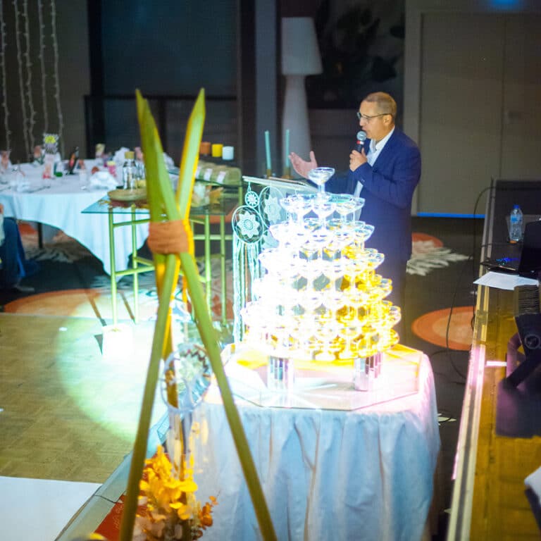 Casino de Royat cérémonie laïque Franck Fontaine à champagne